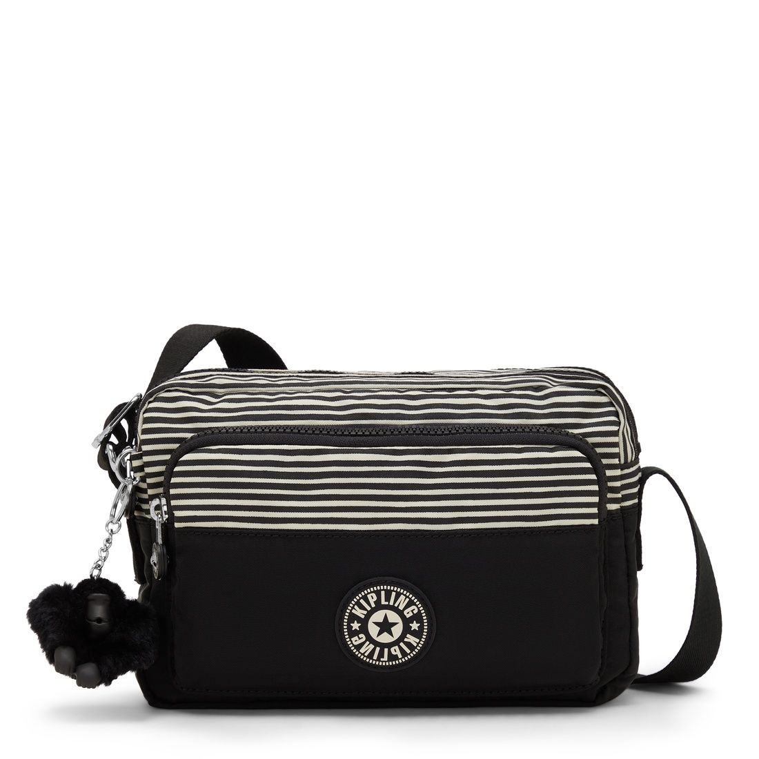 kipling】アバヌエムジップ(ストライプブラックブロック): 全ての商品