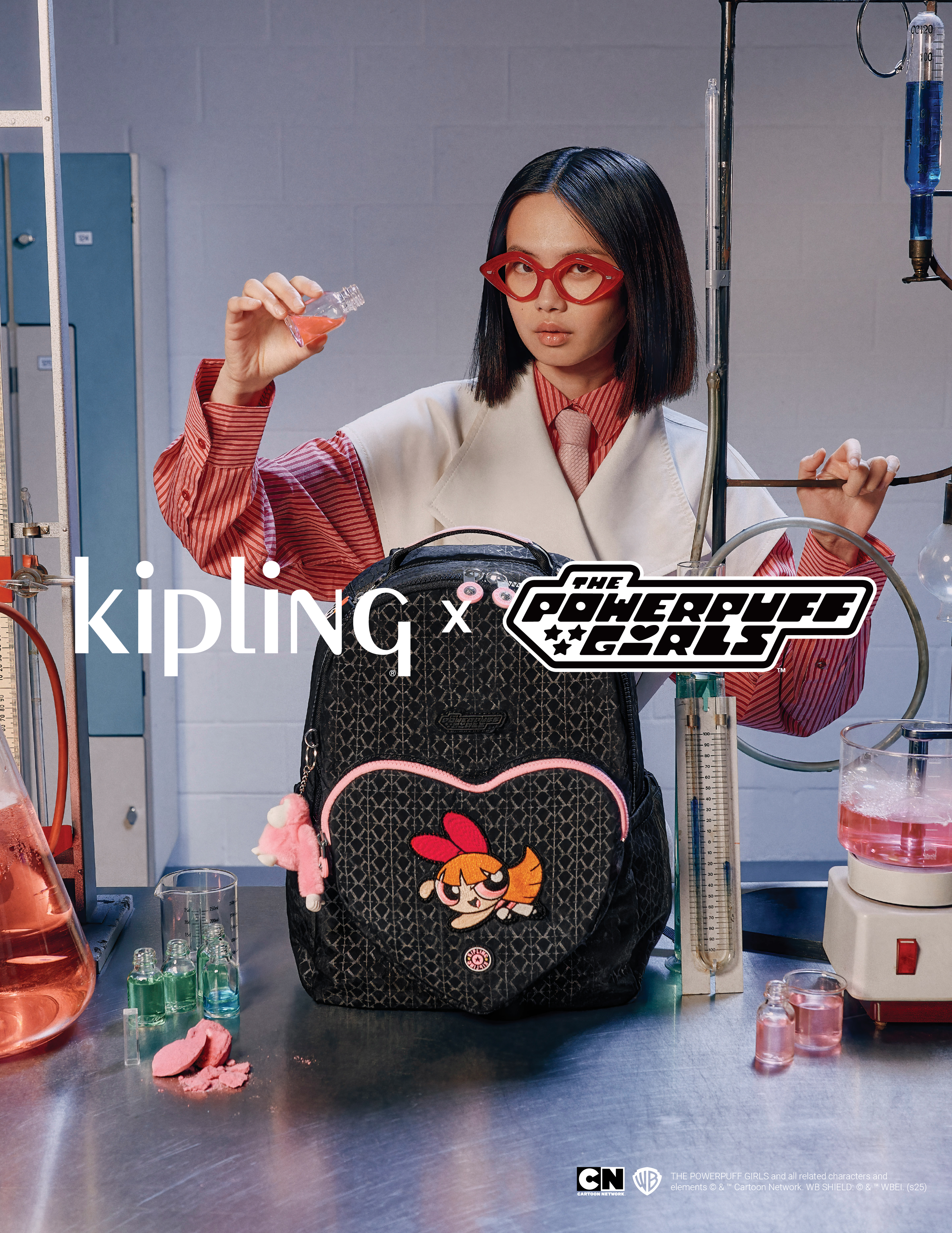 ラボで生まれた最高傑作!?kipling x The Powerpuff Girls