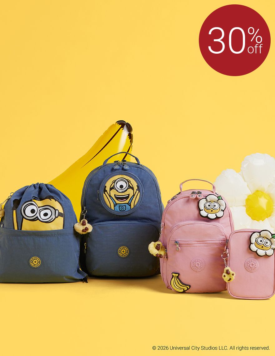 30%OFF コラボコレクション「kipling x minions」